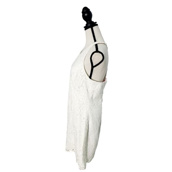 Lilly Pulitzer Womens White Lace Halter Dress Size 8 Bridal Preppy Feminine - Picture 3 of 9